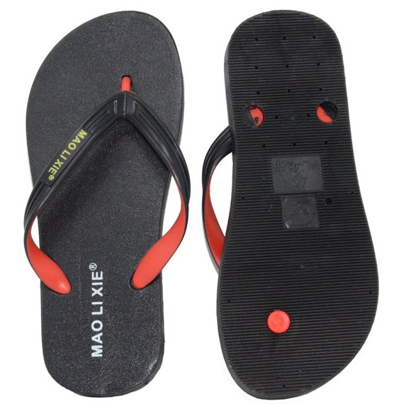 MAO LI XIE Men's Summer Beach Flip Flops Slippers PVC Comfort Thongs Sandals - Picture 4 of 4